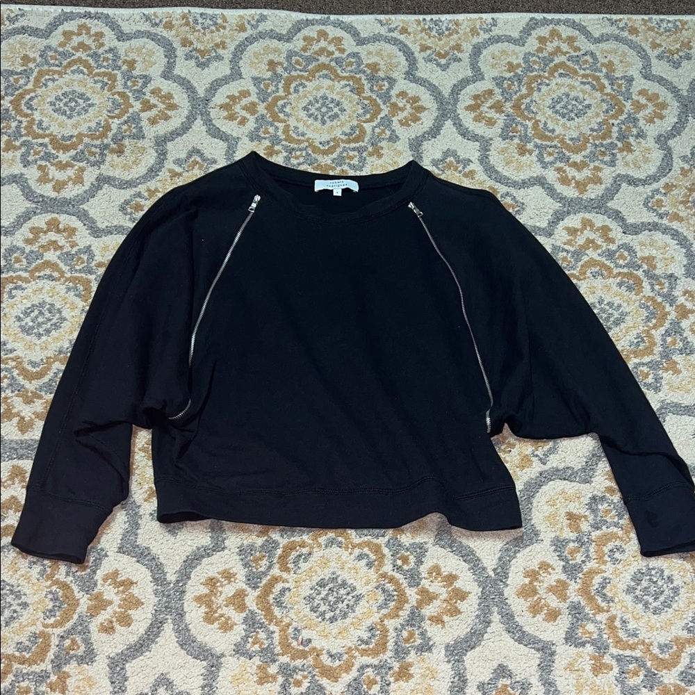 Robert Rodriguez black crew neck sweatshirt